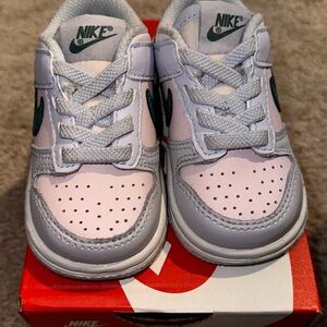 Gently worn toddler Nike Dunk Low